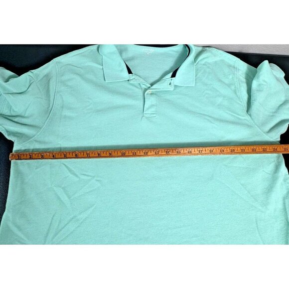 St‎ Johns Bay Heritage Pique Short Sleeve Polo Mens XXL Aqua - Picture 3 of 8